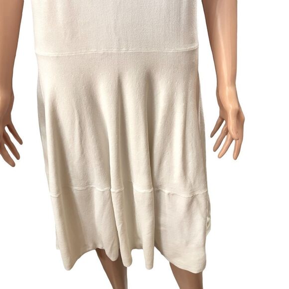 Rebecca Taylor Ivory Knit Dress Size Large - Picture 8 of 15